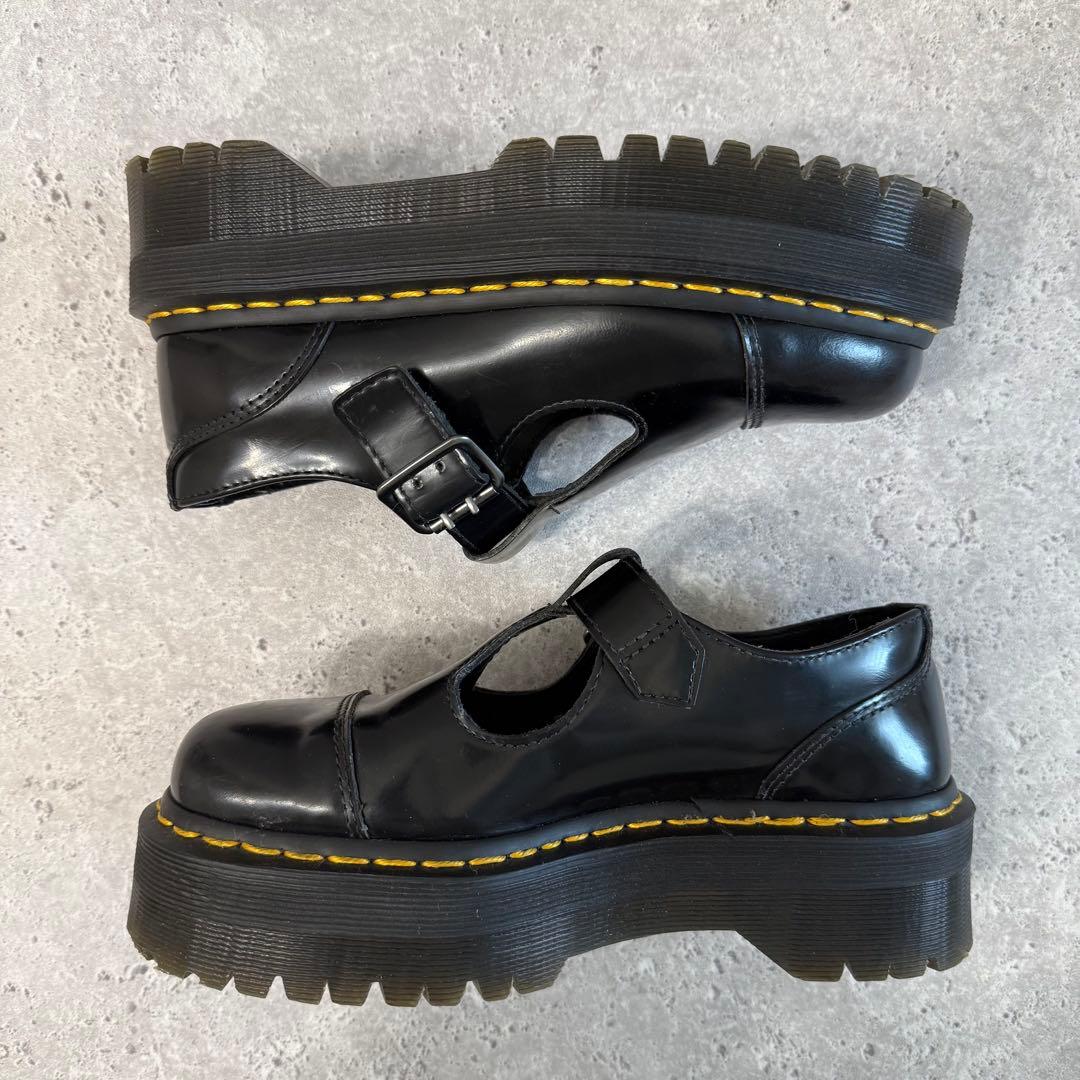 ドクターマーチン BETHAN 厚底 メリージェーン レザーシューズ UK4 黒