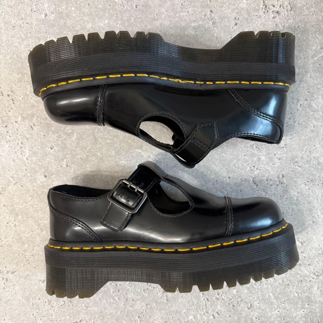 ドクターマーチン BETHAN 厚底 メリージェーン レザーシューズ UK4 黒