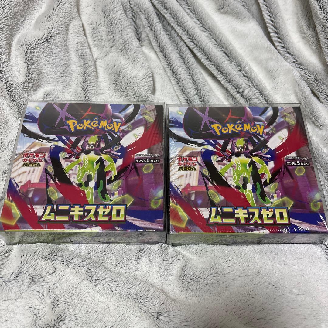 シュリンク付き ポケモンカードゲーム ムニキスゼロ 新品未開封　２ボックス