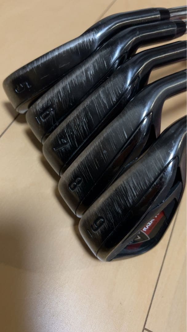 ゆ*う様 即日発送⭐️callaway黒 RAZR X Black アイアン5本