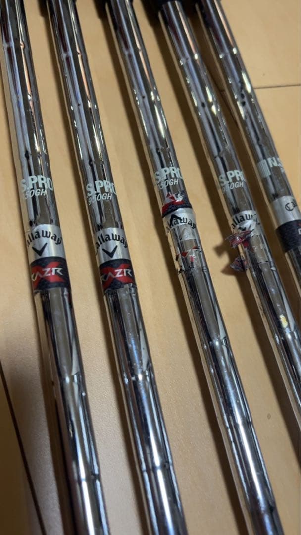 ゆ*う様 即日発送⭐️callaway黒 RAZR X Black アイアン5本