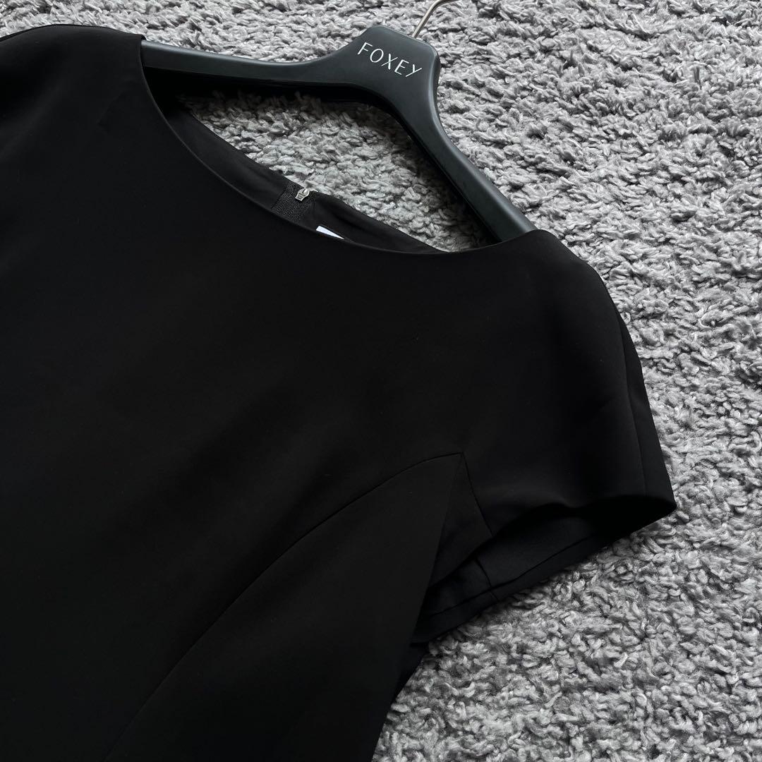 FOXEY NY 42 ブラック Aラインワンピース