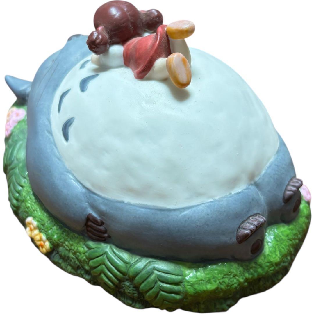 【希少】となりのトトロ 陶器 オルゴール メイちゃん トトロ 昼寝 ジブリ 置物