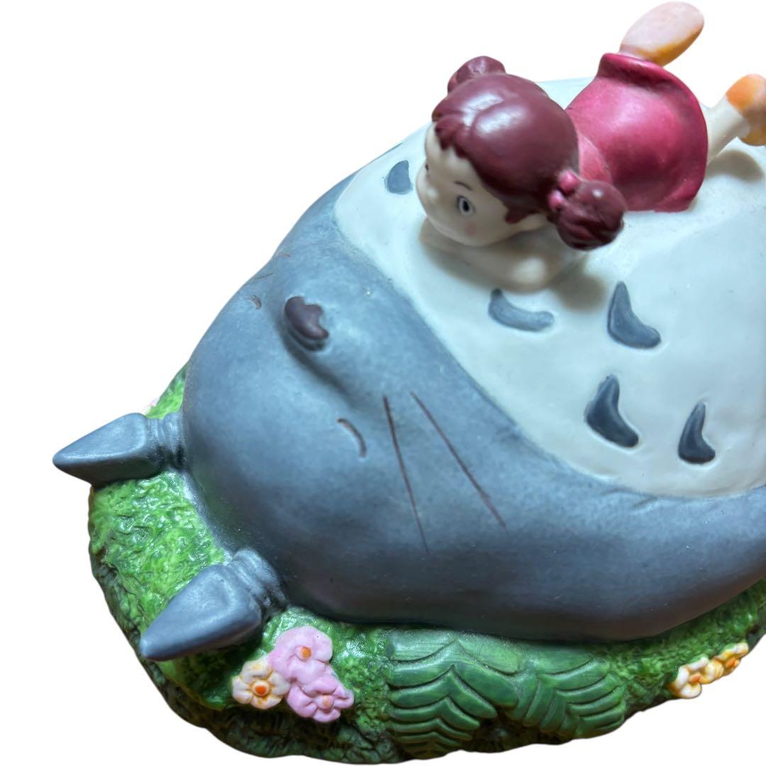 【希少】となりのトトロ 陶器 オルゴール メイちゃん トトロ 昼寝 ジブリ 置物