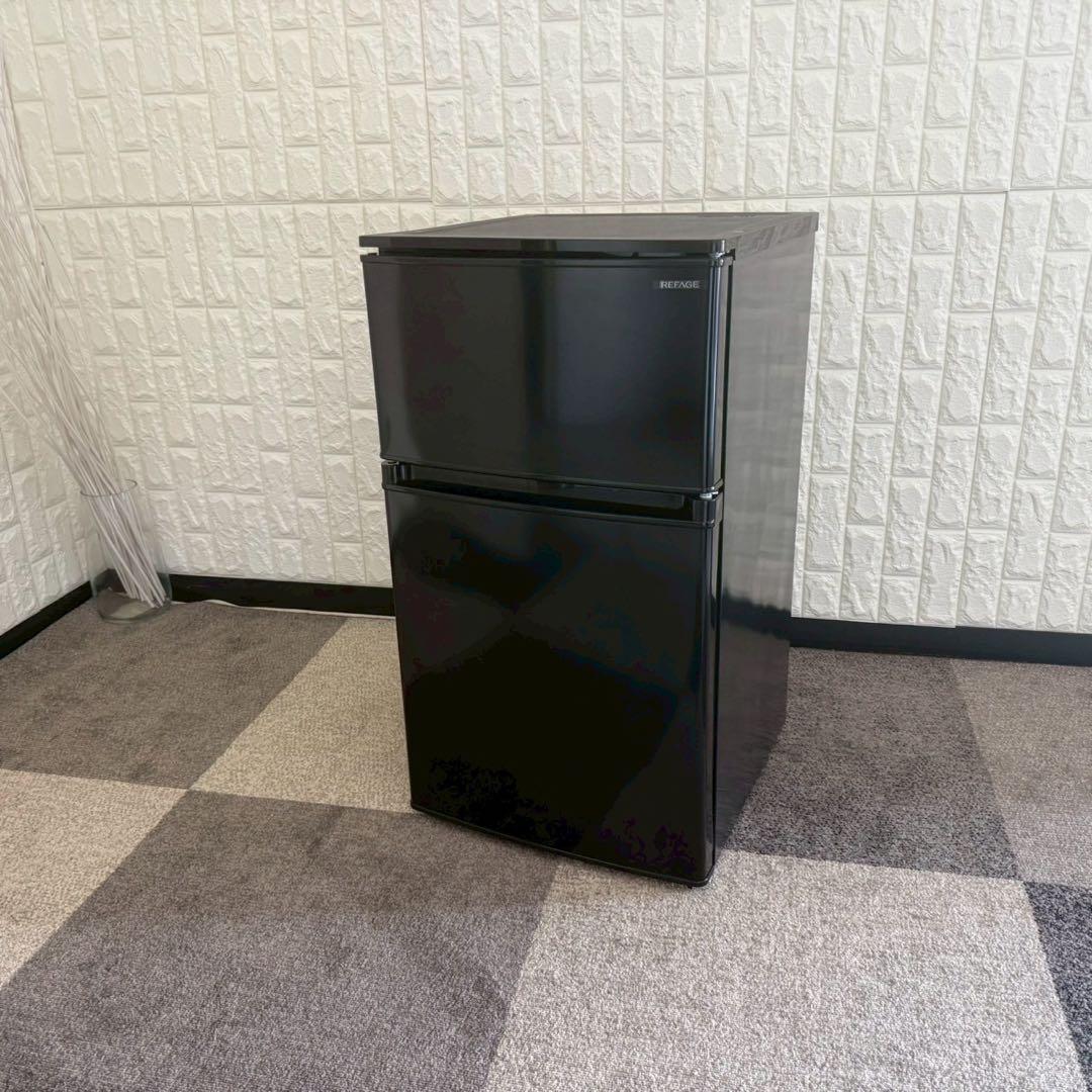 都内23区送料無料❗️ヤマダ電機　冷蔵庫　洗濯機　レンジ　ブラック家電３点セット✨