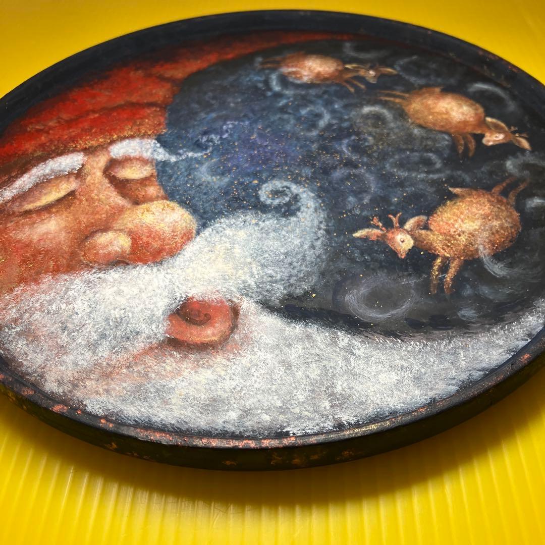 トールペイント作品♡ボビータカシマ♡Snoozing Santa Moon...