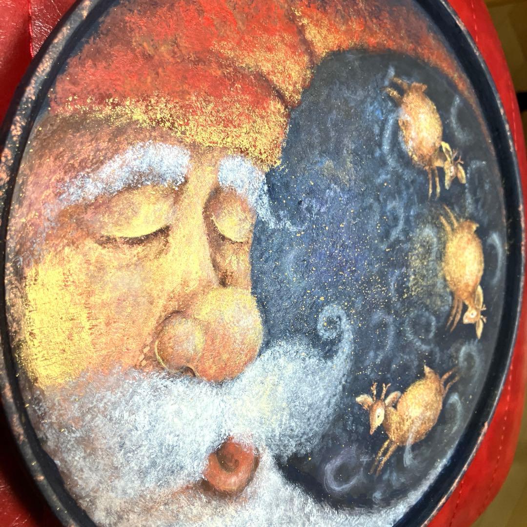 トールペイント作品♡ボビータカシマ♡Snoozing Santa Moon...