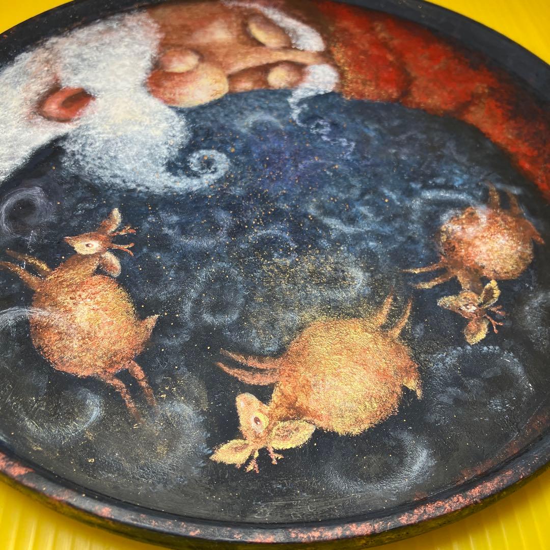 トールペイント作品♡ボビータカシマ♡Snoozing Santa Moon...