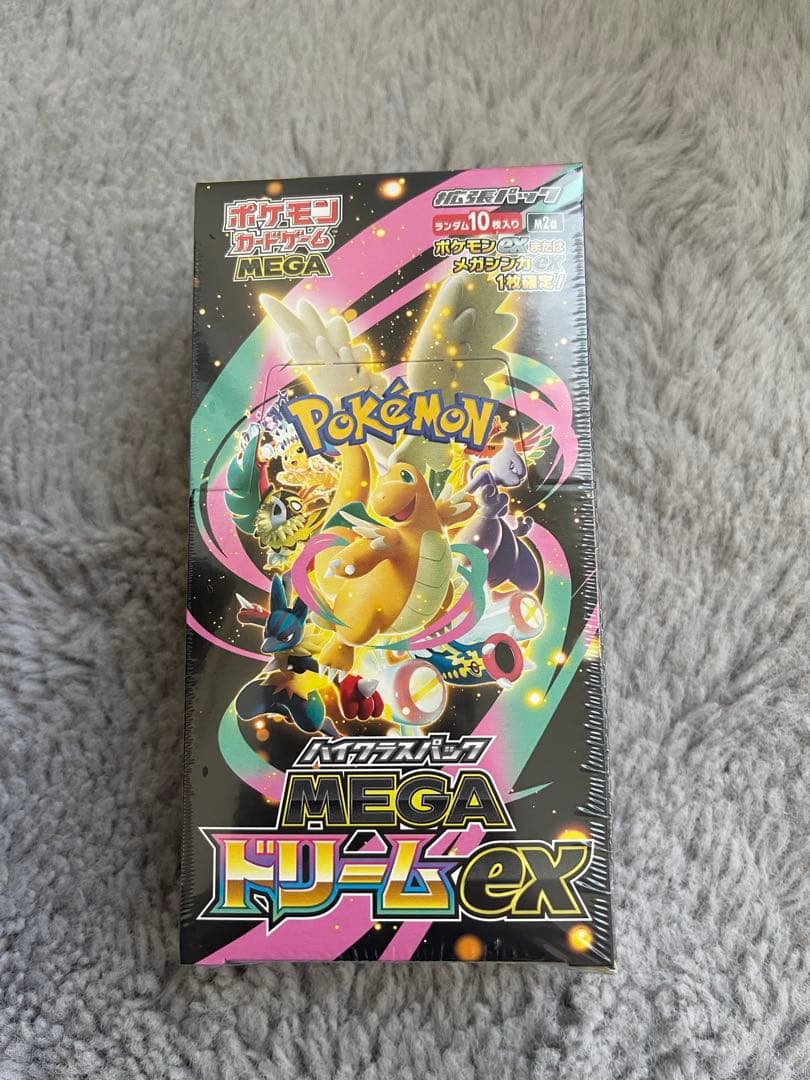 ポケモンカードMEGAドリームex シュリンク付き　新品未開封　box