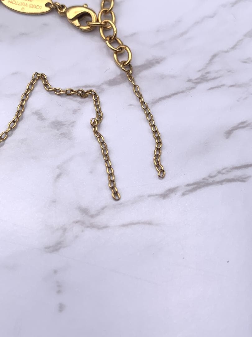 【訳あり】ルイヴィトン コリエ ルイゼット M00365 ネックレス