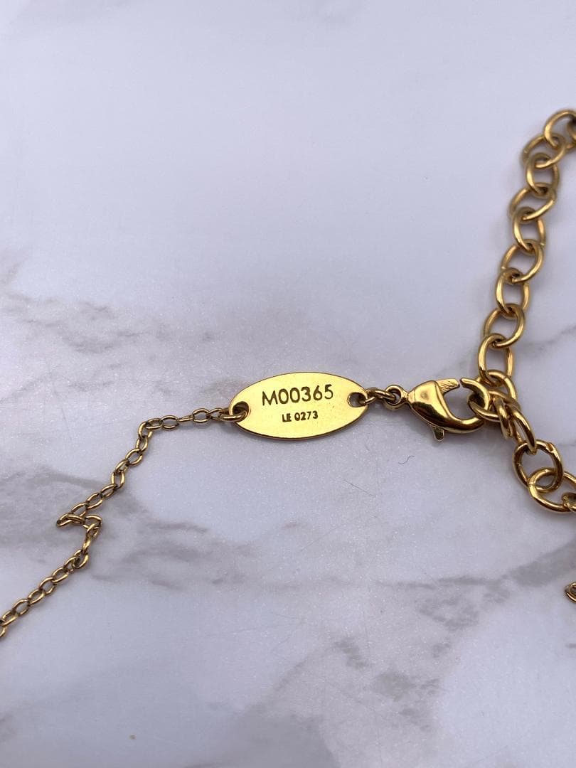 【訳あり】ルイヴィトン コリエ ルイゼット M00365 ネックレス