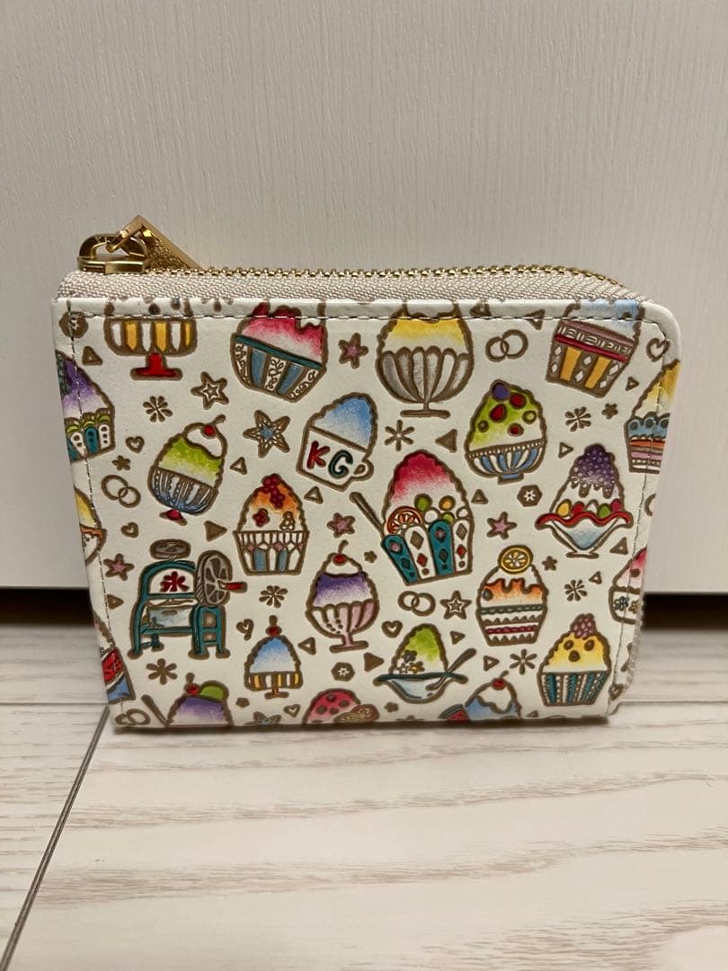 お値引き　文庫屋大関♡かき氷デザイン 小銭カード入れ