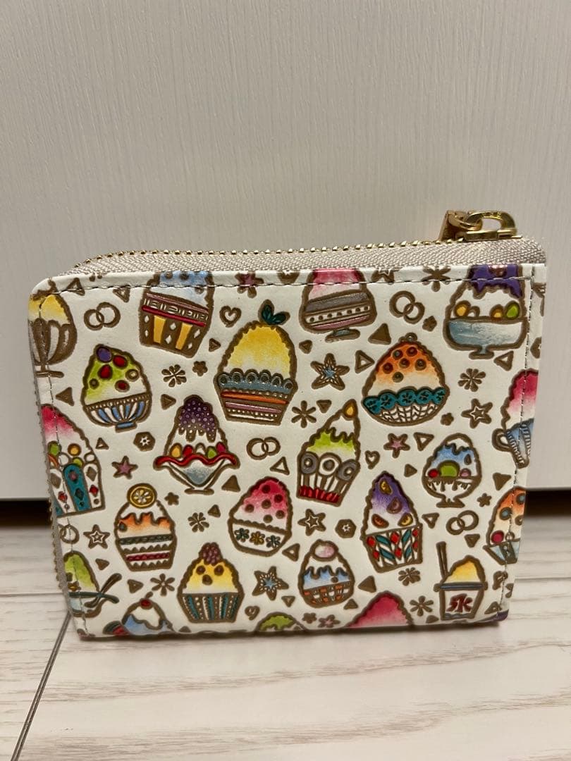 お値引き　文庫屋大関♡かき氷デザイン 小銭カード入れ