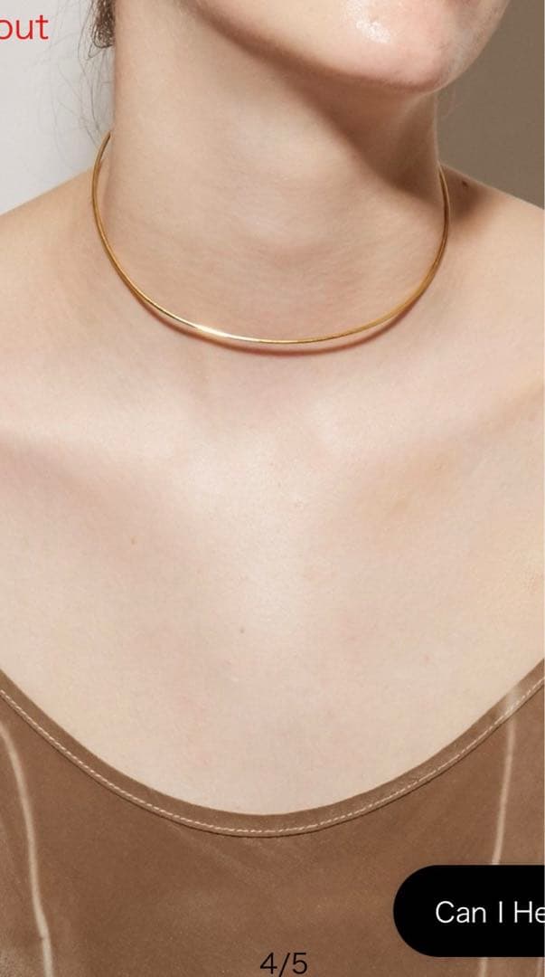 ARTIDA OUD bone オーガニックthin チョーカー ネックレス