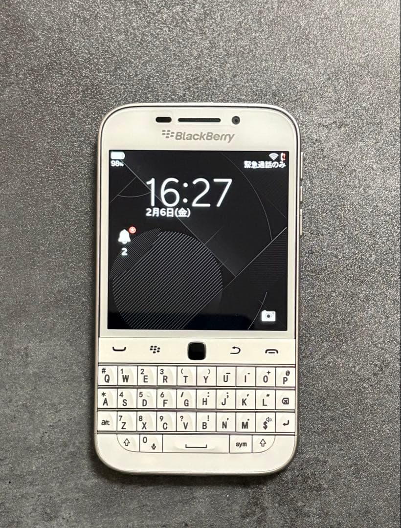 ブラックベリー クラシック BlackBerry Classic Q20 白