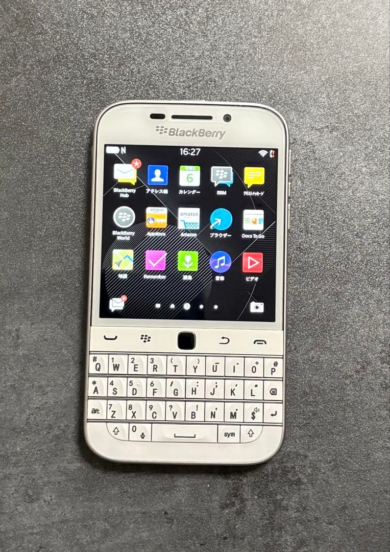 ブラックベリー クラシック BlackBerry Classic Q20 白