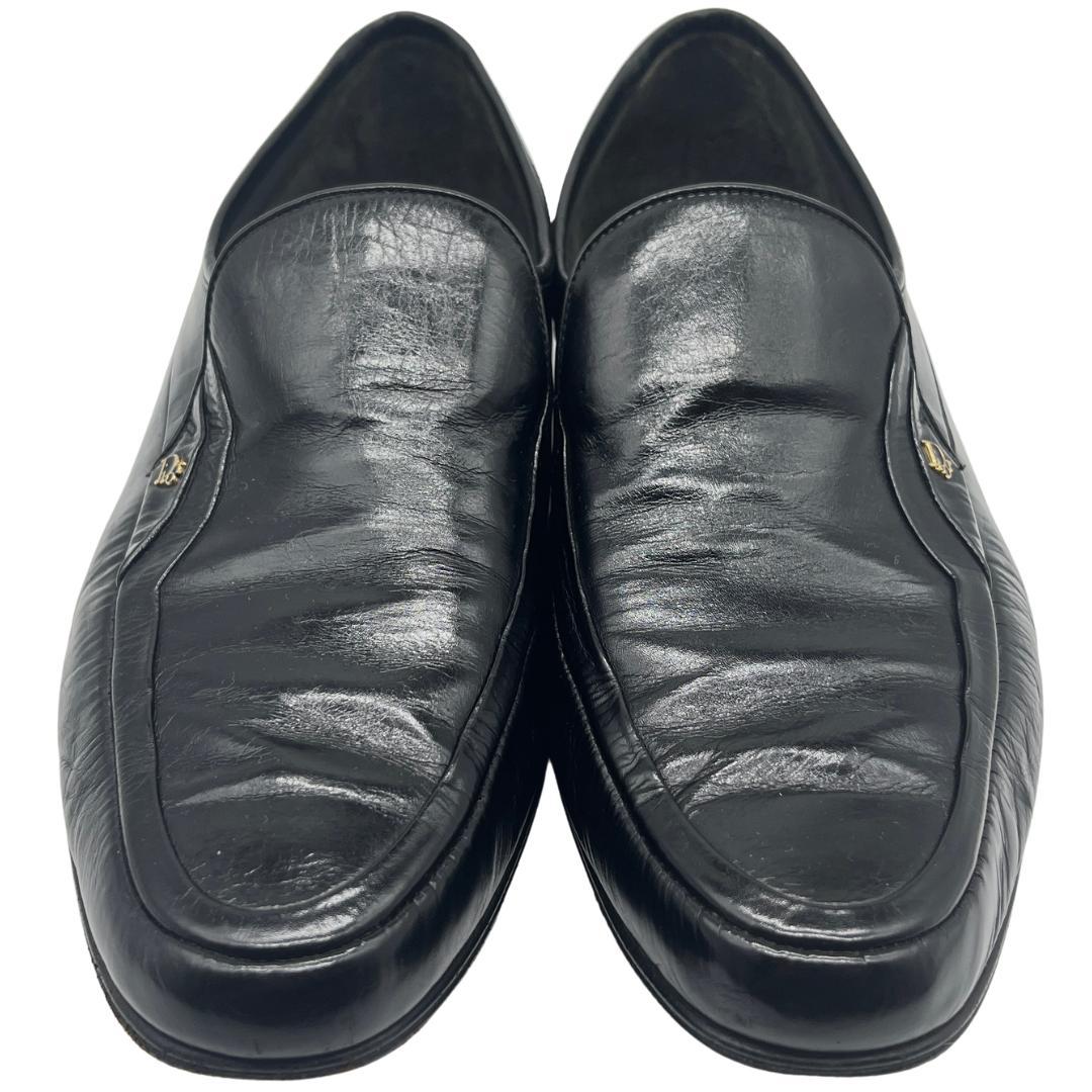 Christian Dior Monsieur レザーローファー 黒 41