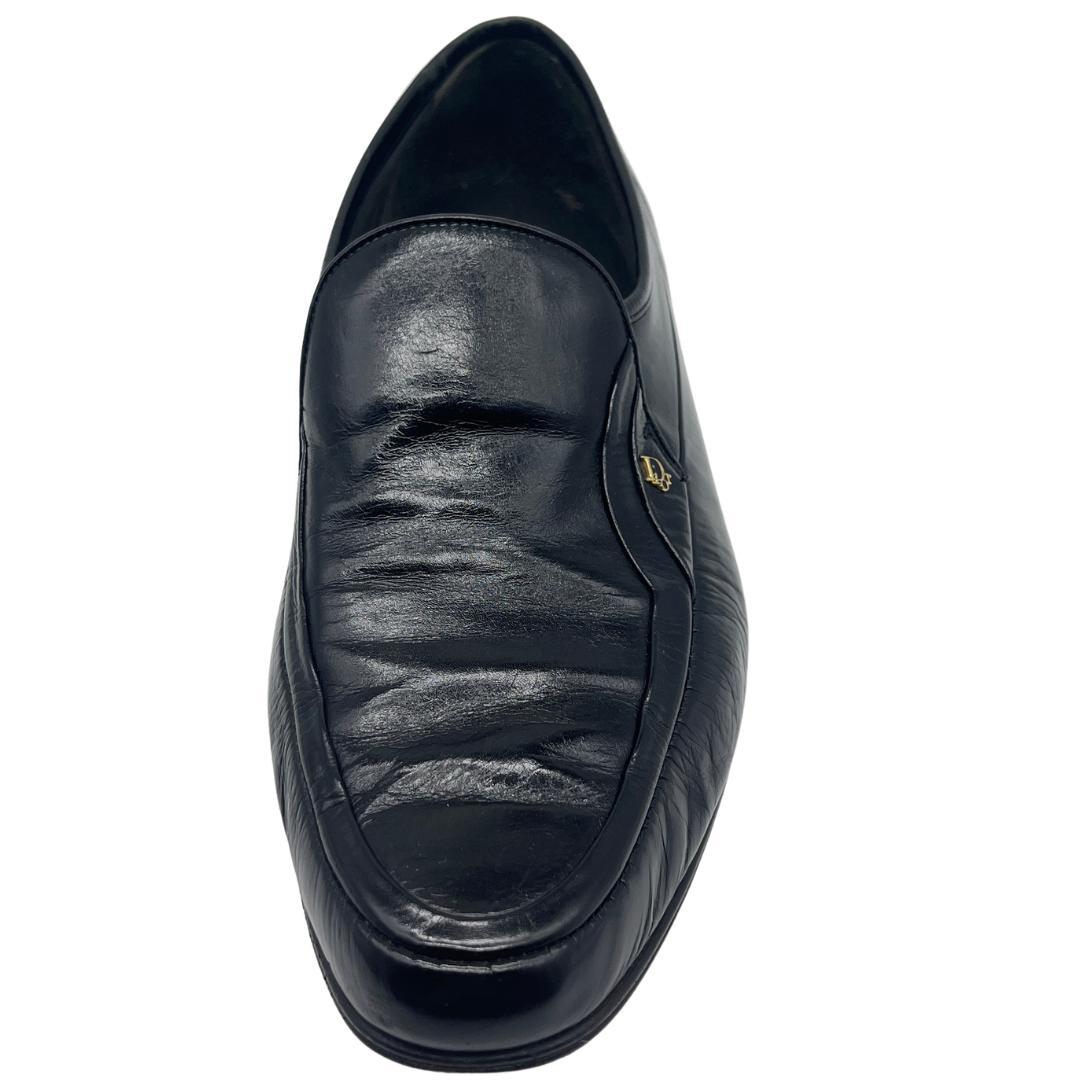 Christian Dior Monsieur レザーローファー 黒 41