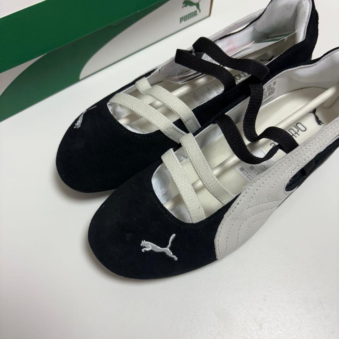 Puma フラットシューズ ブラック/ホワイト