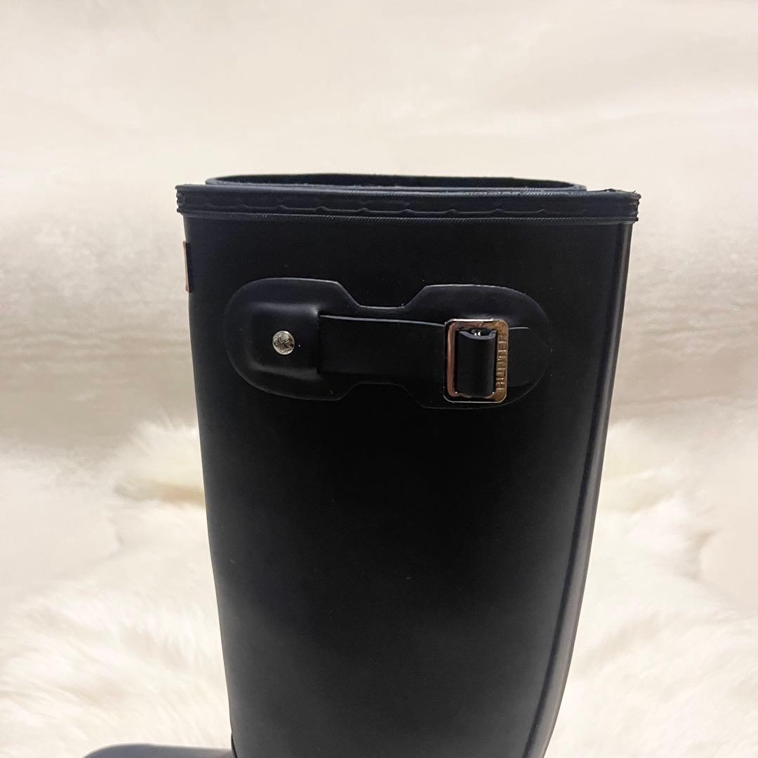 HUNTER ハンター レインブーツ オリジナル トール ネイビー UK6