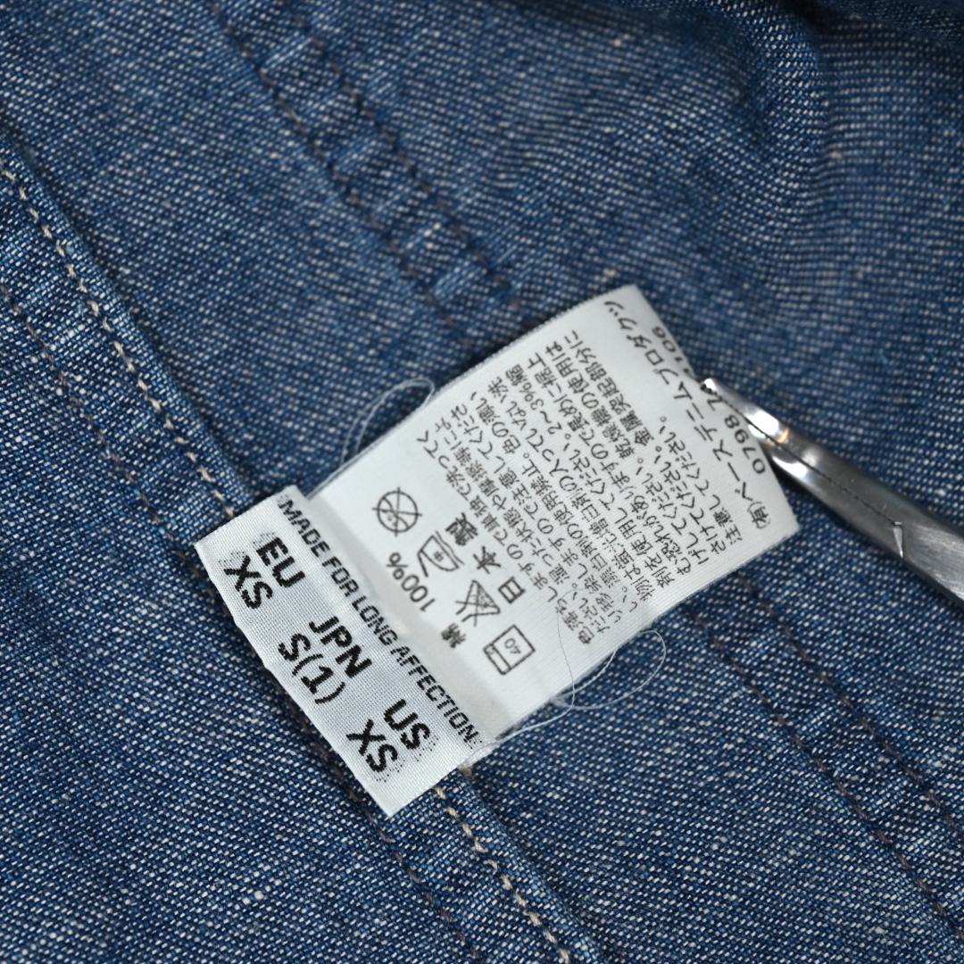 オアスロウ　エンジニアジャケット　ノーカラー　デニム　コンチョ　Sサイズ