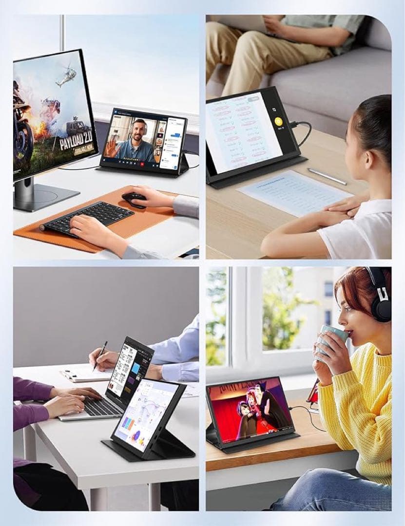 ❤️1品限り❤️モバイルモニター 10.5インチ 超軽量350g FHD 1280P