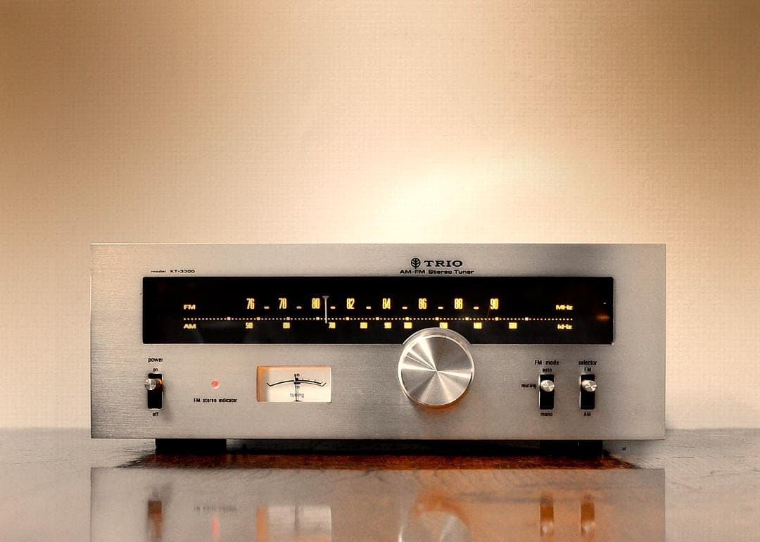 【来る4月計画の福岡分移転の処分価格】TRIO KT-3300 チューナー ♪