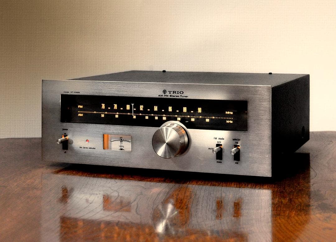 【来る4月計画の福岡分移転の処分価格】TRIO KT-3300 チューナー ♪