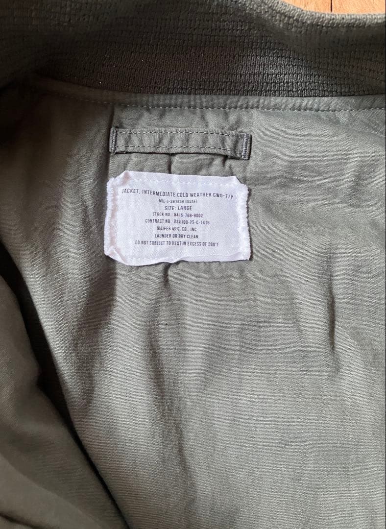 【試着のみ】WAIPER.inc 米軍 CWU-7/P ジャケット