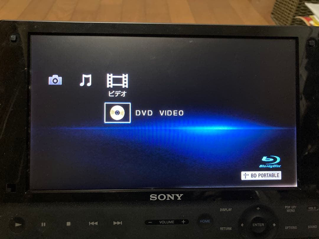 SONY ポータブルBlu-rayプレーヤー BDP-SX910 中古難あり
