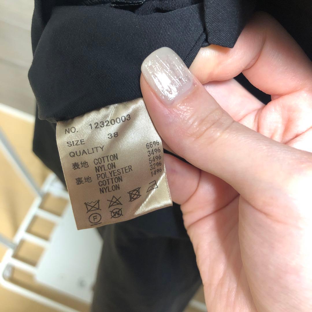 Todayful モッズコート 黒 ナイロン ロング丈