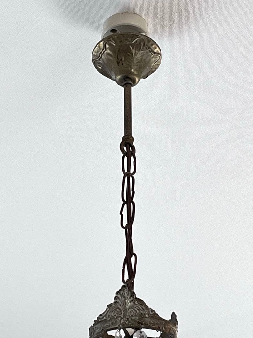 【美品】フランスアンティーク エンパイア様式 1灯シャンデリア[3608]