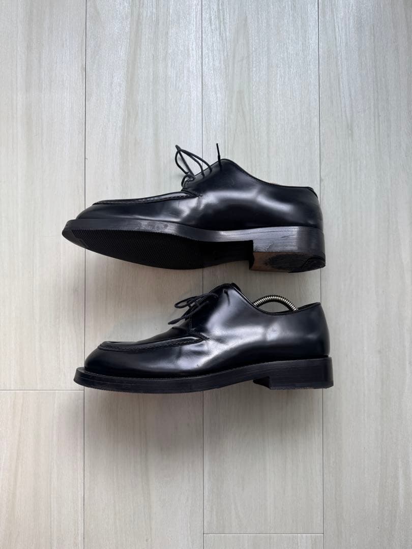 靴 PRADA Leather U-Tip Derby Shoes 13aw