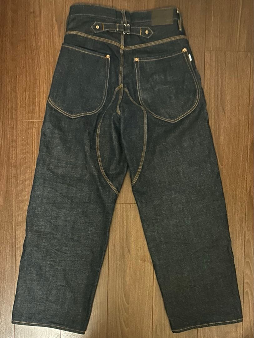 美品　SUGARHILL シュガーヒル　ダブルニー　インディゴ　リジットデニム