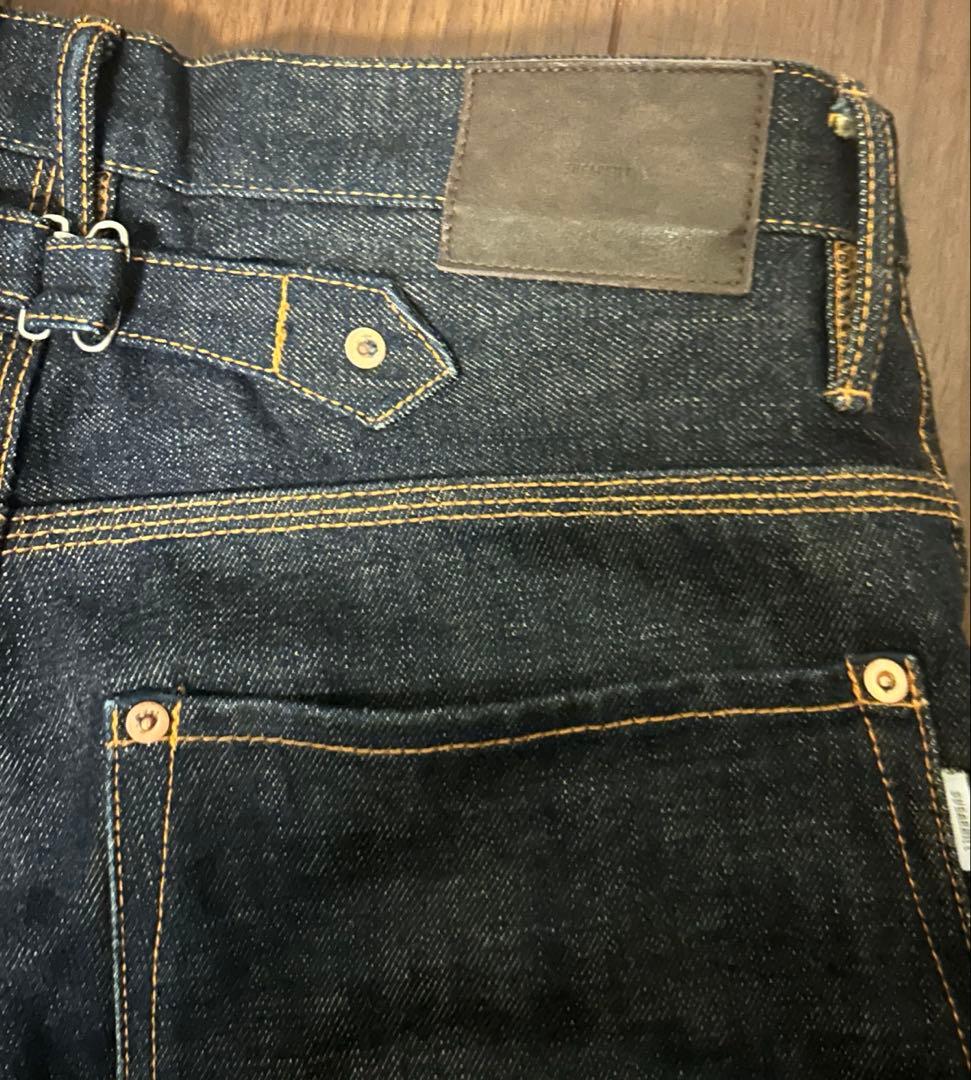 美品　SUGARHILL シュガーヒル　ダブルニー　インディゴ　リジットデニム