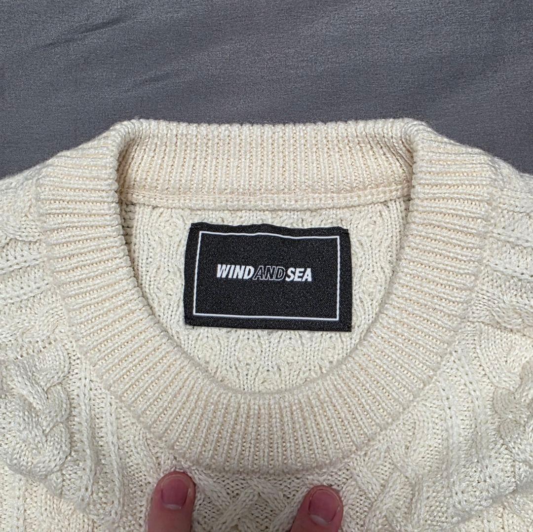 WIND AND SEA クルーネックニット WDS-OWKN-23-Q2-KN