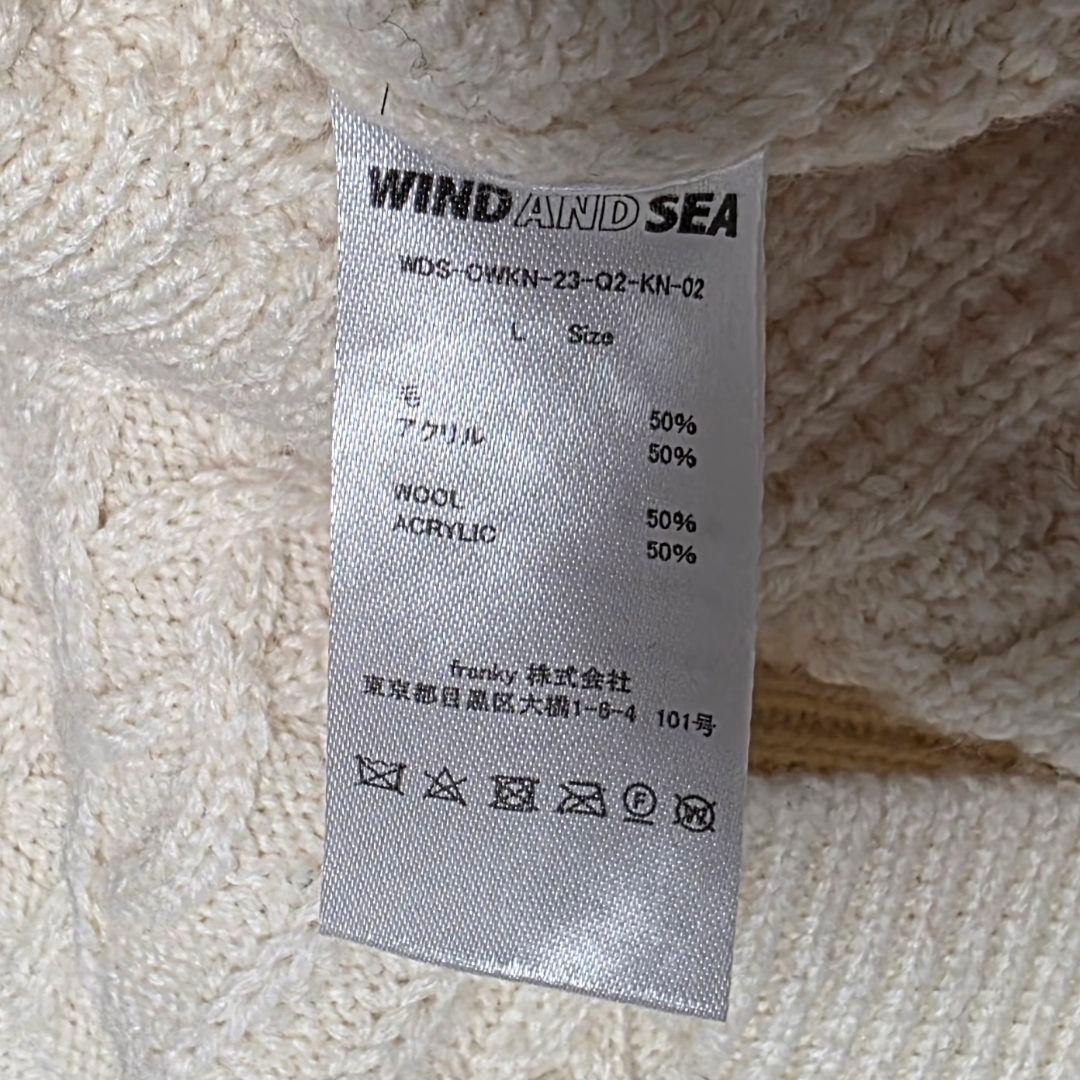 WIND AND SEA クルーネックニット WDS-OWKN-23-Q2-KN