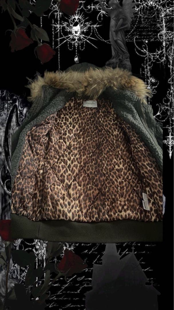 y2k ギミック ファー モッズコート wild party 平成　グランジ