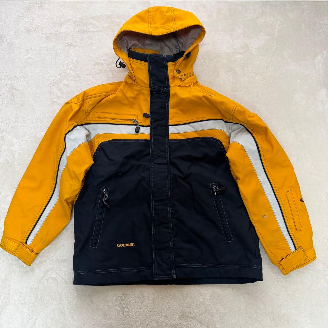 ゴールドウイン　スキーウェア　紺黄色　L 男性用　手袋プレゼント