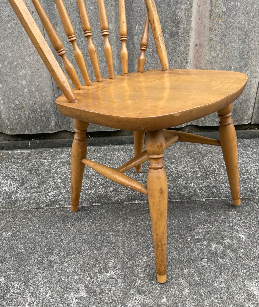 ビンテージ/飛騨家具/WINDS/太平/ウィンザーチェア/フープバックチェア/②