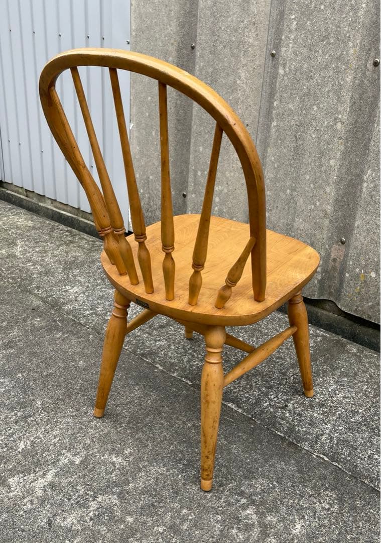 ビンテージ/飛騨家具/WINDS/太平/ウィンザーチェア/フープバックチェア/②