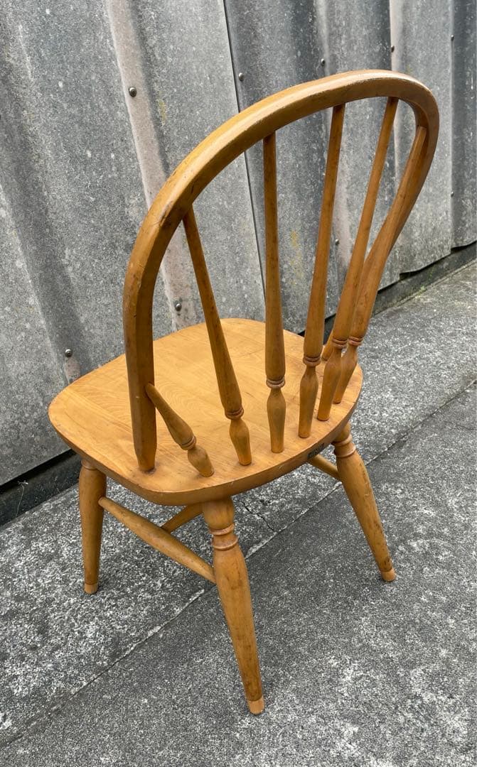 ビンテージ/飛騨家具/WINDS/太平/ウィンザーチェア/フープバックチェア/②