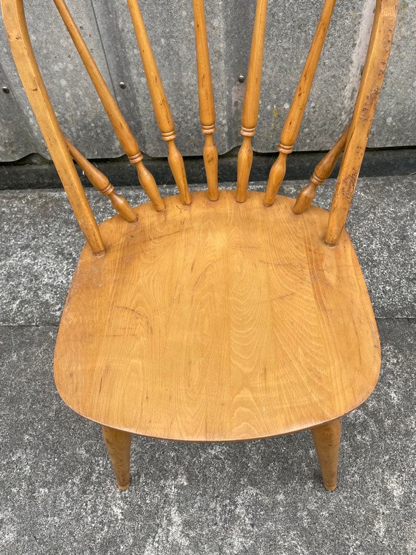 ビンテージ/飛騨家具/WINDS/太平/ウィンザーチェア/フープバックチェア/②