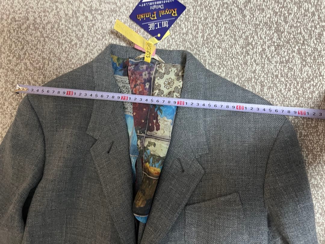 ポールスミス グレーテーラードジャケットXLXクリーニング済 PAULSMITH