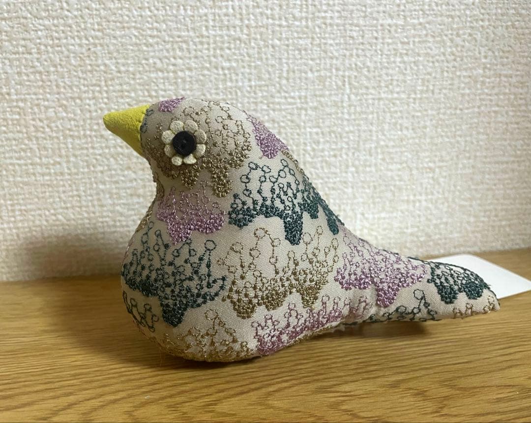ミナペルホネン kotori trickle 鳥　ぬいぐるみ　ハギレ　生地