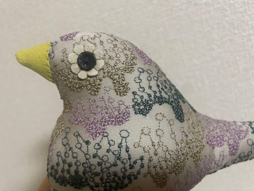 ミナペルホネン kotori trickle 鳥　ぬいぐるみ　ハギレ　生地