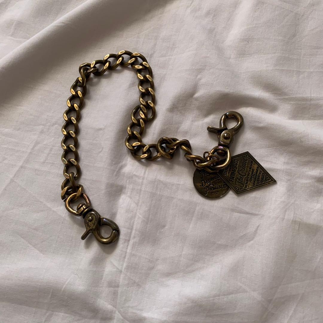 CRIMIE ウォレットチェーン　メンズ　クライミー　ゴールド　バイカールード