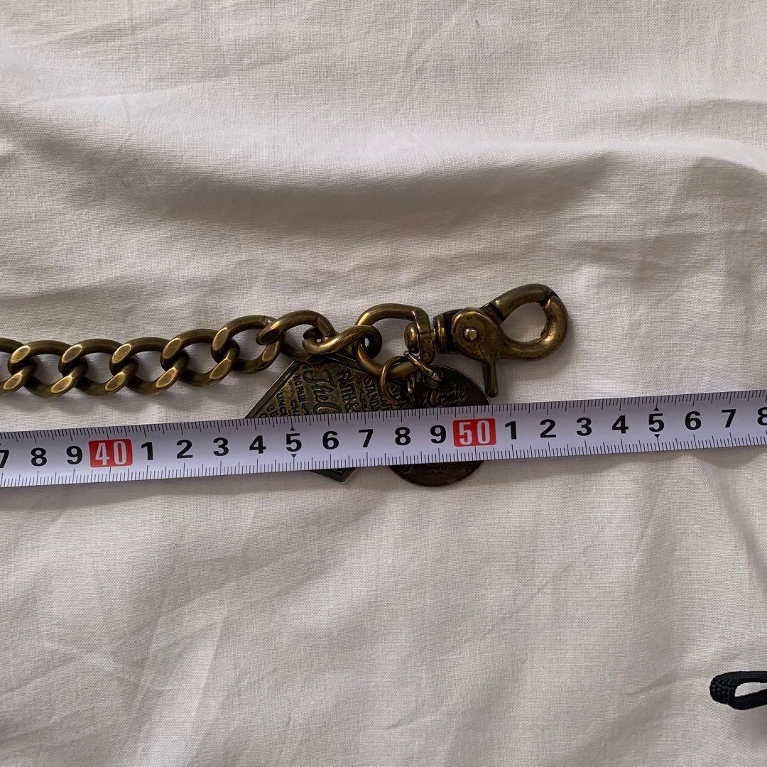 CRIMIE ウォレットチェーン　メンズ　クライミー　ゴールド　バイカールード