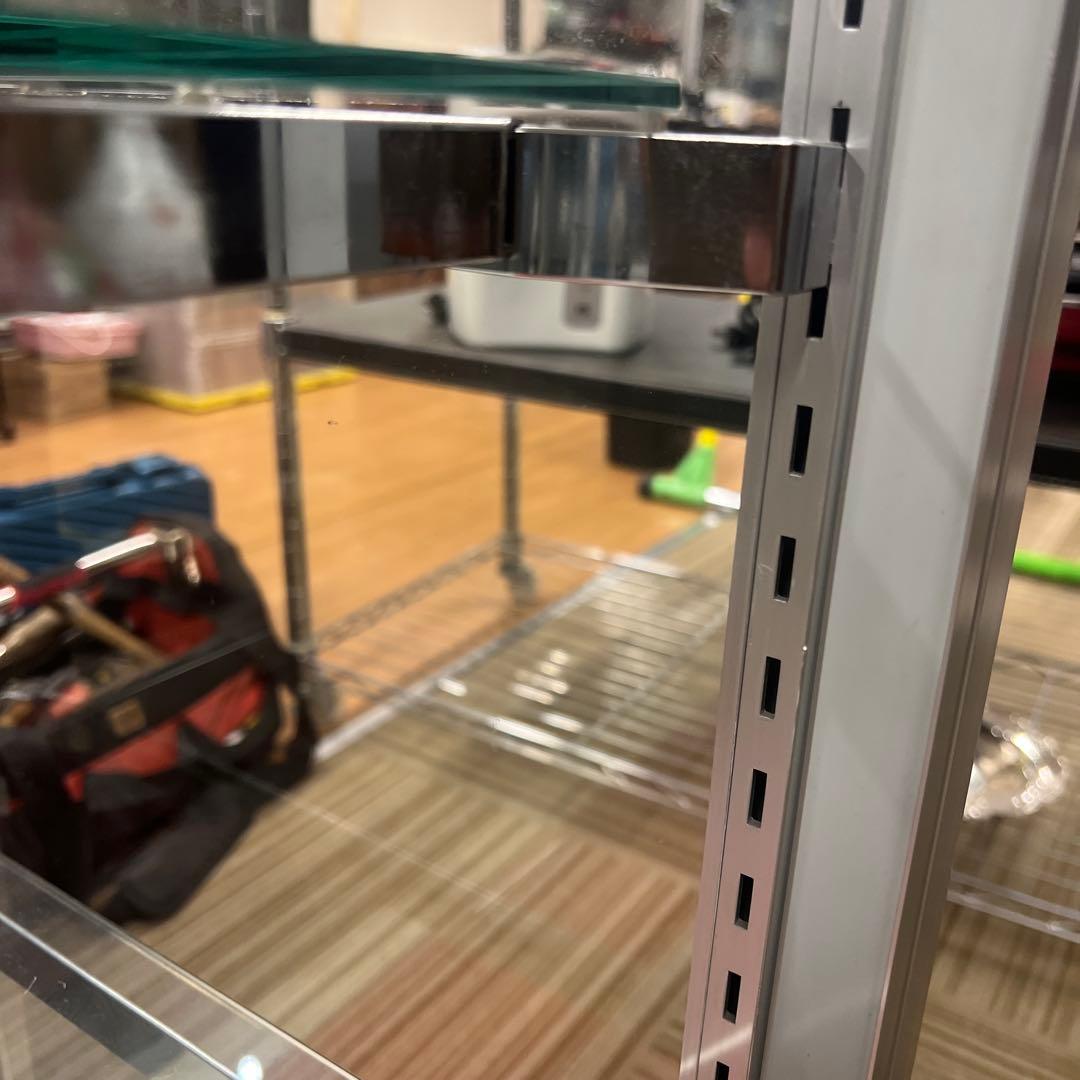 exceedショーケース　ショップ用ガラスショーケース　送料込み