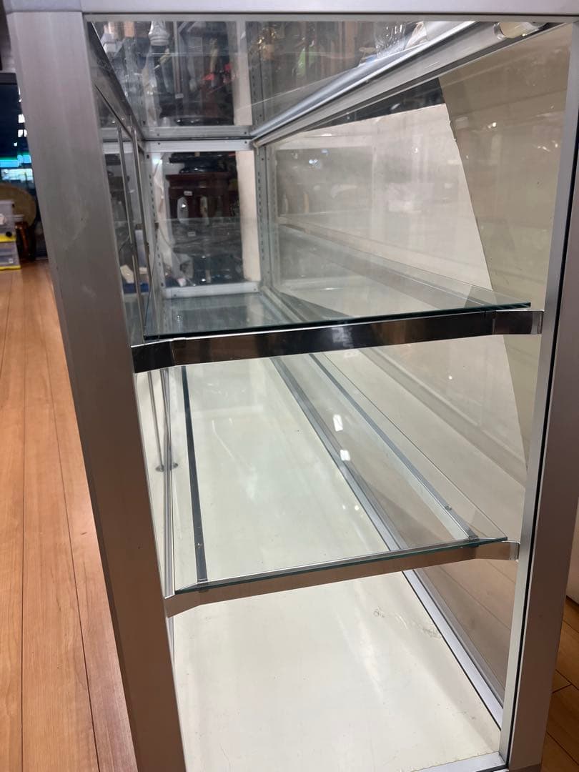 exceedショーケース　ショップ用ガラスショーケース　送料込み